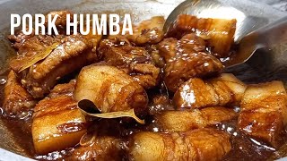 HUMBA RECIPE  HOW TO COOK HUMBANG BISAYA  PORK HUMBA [upl. by Nanam]