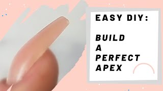 HOW TO BUILD AN APEX with POLYGEL Easy Techniques Using Nail Tips amp Nail Forms [upl. by Fahland]