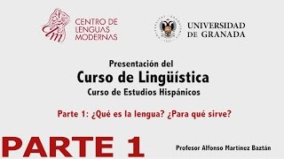 Curso de Lingüística Parte 1 de 4 [upl. by Farica452]