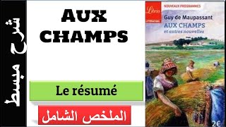 Aux champs  Le résumé 👈👈 الملخص [upl. by Ejrog478]