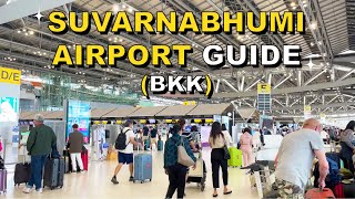 Suvarnabhumi Airport Guide 2023 [upl. by Adnamma932]