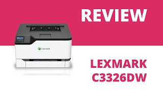 Lexmark C3326dw A4 Colour Laser Printer [upl. by Ayenet]