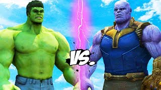 THANOS VS HULK  INFINITY BATTLE [upl. by Gregorius]