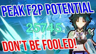 Peak Potential F2P Xiao STOP BEING BAMBOOZLED Genshin Impact [upl. by Nirol]