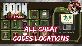 DOOM ETERNAL  All Cheat Codes Locations Guide [upl. by Evol]