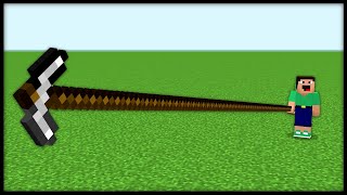 So I made pickaxes RIDICULOUSLY LONG ft Bandi Datapack [upl. by Dennet]