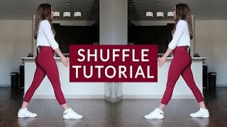 Shuffle Tutorial Basics Running Man T Step and Variations [upl. by Akeihsat18]