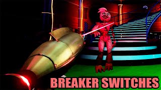 FNAF Security Breach  All Breaker Switches Locations in Fazcade  West Arcade [upl. by Yrrab]