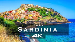 Sardinia Italy 🇮🇹  by drone 4K [upl. by Karmen]