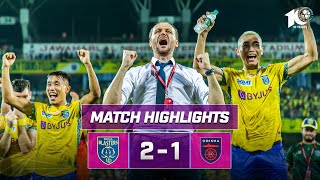 Match Highlights  Kerala Blasters FC 21 Odisha FC  MW 5  ISL 202324 [upl. by Zzabahs]