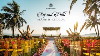 Destination Wedding in Goa  Wedding at Grand Hyatt Goa  The Global Design Co  Beach Wedding Goa [upl. by Kemp154]