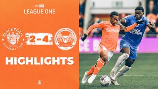 Highlights  Blackpool v Peterborough United [upl. by Ecarret]