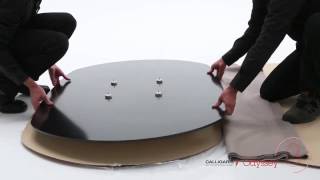 Calligaris Odyssey Table CS4043 Assembly Instructions Video [upl. by Talyah]