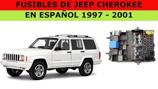 FUSIBLES DE JEEP CHEROKEE EN ESPAÑOL [upl. by Joslyn]