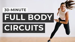 30Minute Full Body CIRCUIT WORKOUT with Dumbbells 🔥 [upl. by Akire]