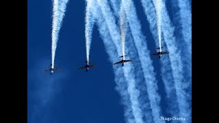 Esquadrilha da Fumaça em Bauru COM FONIA Arraia Aéreo 2017 [upl. by Per]