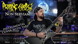 Rotting Christ  Non Serviam Instrumental Cover w Tabs [upl. by Hildagarde]