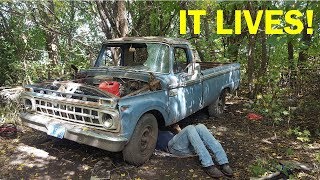 Abandoned F250 Revival First Start in 26 Years  Part 2 [upl. by Alrad185]