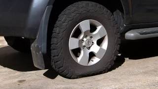 Deflating Car Tyre Sound Effect HISS with video [upl. by Nellac]