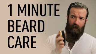 1 Minute Beard Grooming  Jeff Buoncristiano [upl. by Cirded]