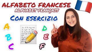 Lalfabeto Francese  ESERCIZIO Alphabet Français [upl. by Wernher]