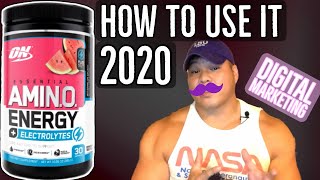 Amino Energy  Electrolytes by Optimum Nutrition Amino Energy Advanced  Science Explained [upl. by Milla920]