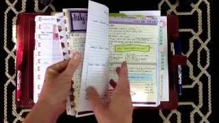 Filofax  DayTimer Franklin Covey Personal Organizer Setup [upl. by Yttel]