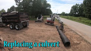 Replacing A Failing Culvert [upl. by Marni]