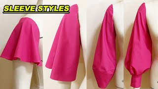 SLEEVE STYLES PATTERN MAKING PART 1  DIFFERENT TYPES OF SLEEVES  LA MODÉLISTE [upl. by Genna]