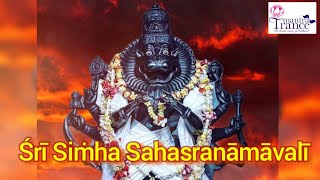 Sri Simha Sahasranamavali  1000 Powerful Names of Lord Narasimha [upl. by Ikcin135]