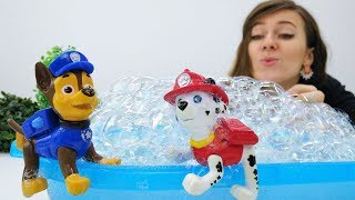 Guardería Infantil  Patrulla de cachorros en la piscina [upl. by Arther]