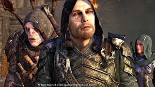 All Nazgul Talion amp Eltariel Cutscenes  Blade of Galadriel DLC [upl. by Nylac677]