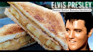 Fried Peanut Butter Banana Sandwich  The Original Graceland Recipe  Elvis Presley Sandwich [upl. by Sadie]