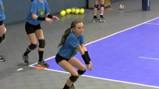 Munciana Peppers Youth Volleyball Training Pt 3 [upl. by Schnapp]