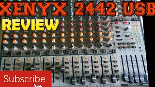 Behringer XENYX X2442 USB Mixer Tutorial Part 1The Front Panel [upl. by Htebarual]