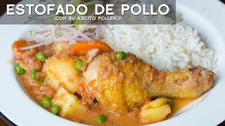 COMO PREPARAR ESTOFADO DE POLLO FÁCIL Y RÁPIDO  COMIDA PERUANA  ACOMERPE [upl. by Lipfert560]