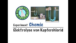 Experiment Chemie – Elektrolyse von Kupferchlorid [upl. by Prowel128]