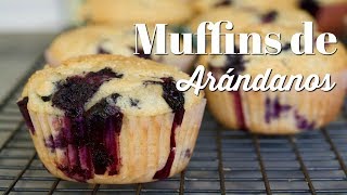 MUFFINS DE ARÁNDANOS  Cómo Hacer Ponqués de Arandanos  SyS [upl. by Drahsir903]