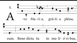 Ave Maria  Gregorian Chant [upl. by Namyaw]