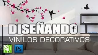 Como diseñar vinilos decorativos [upl. by Akyre]