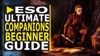 ESO Ultimate Companions Beginner Guide  Overview and Tips 2021 [upl. by Ailahtan]