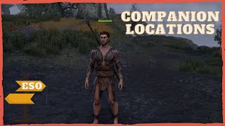 The Elder Scrolls Online Companion Quest Locations [upl. by Eustazio]