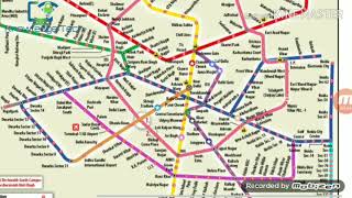 Delhi Metro Map [upl. by Culbertson]