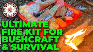 Ultimate Bushcraft Survival Fire Kit [upl. by Annenn]