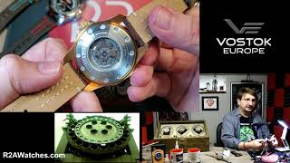 VostokEurope N1 Rocket Power Reserve Watch Review at R2AWatchescom [upl. by Elisabet]