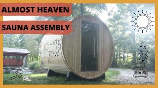 2019  How to Build a Barrel Sauna Almost Heaven [upl. by Ameyn666]