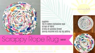 Rope Rug Tutorial [upl. by Enialedam318]