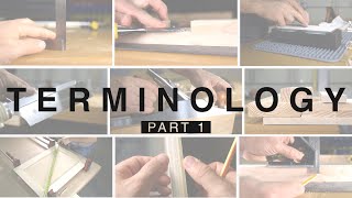 Beginner Woodworking and Carpentry Terminology Part 1 [upl. by Atibat295]