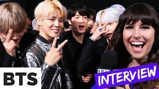 BTS Members Reveal Who Their Favorite Member Is  Talk Unicef Campaign AMAs  Hollywire [upl. by Kalmick]