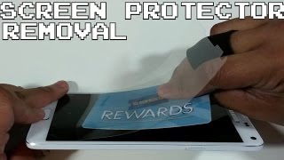 How To remove a Screen Protector from phone [upl. by Marje291]